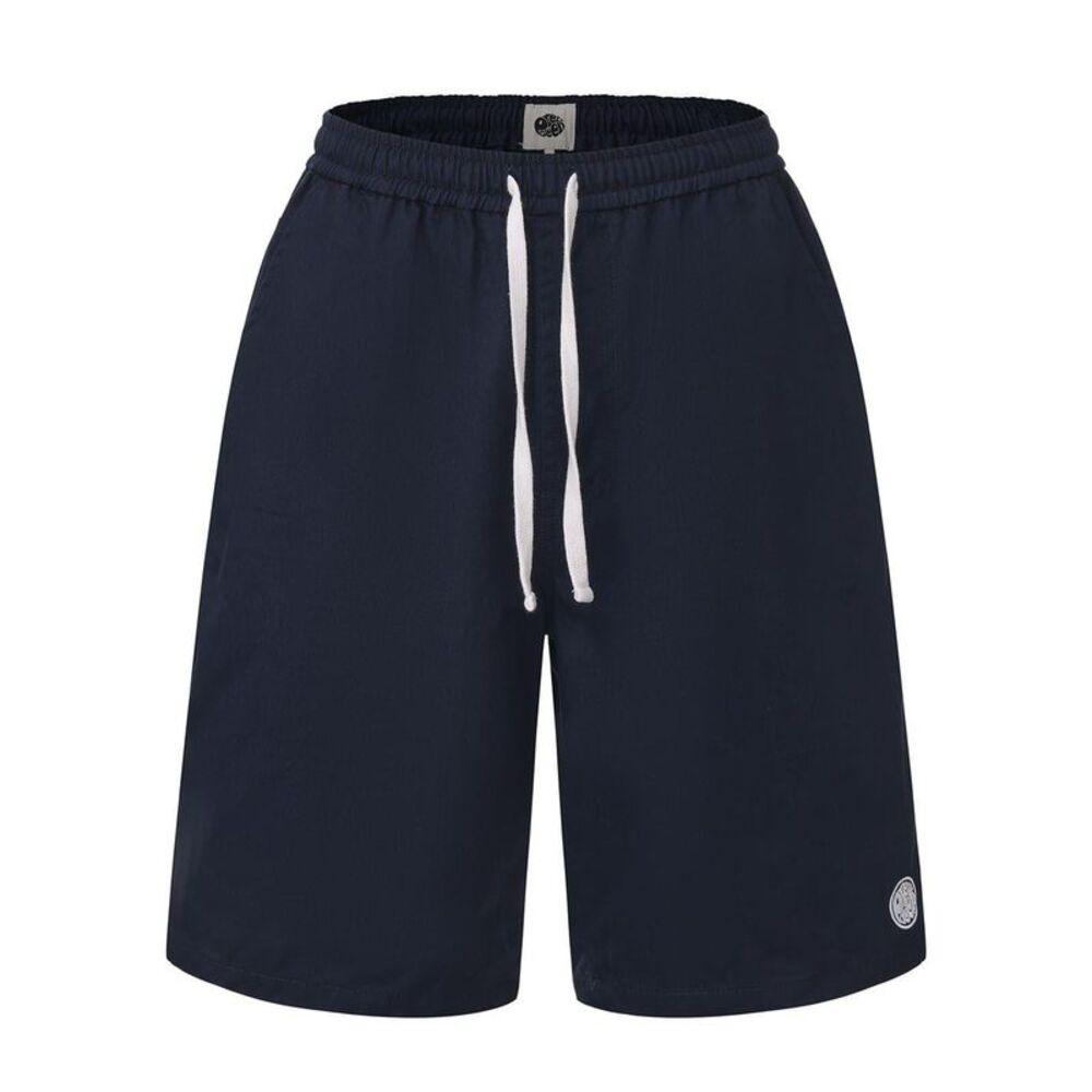 Pretty Green Mens Cotton Casual Shorts / Navy